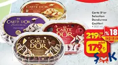 CARTE D'OR SELECTİON DONDURMA ÇEŞİTLERİ 800 ML